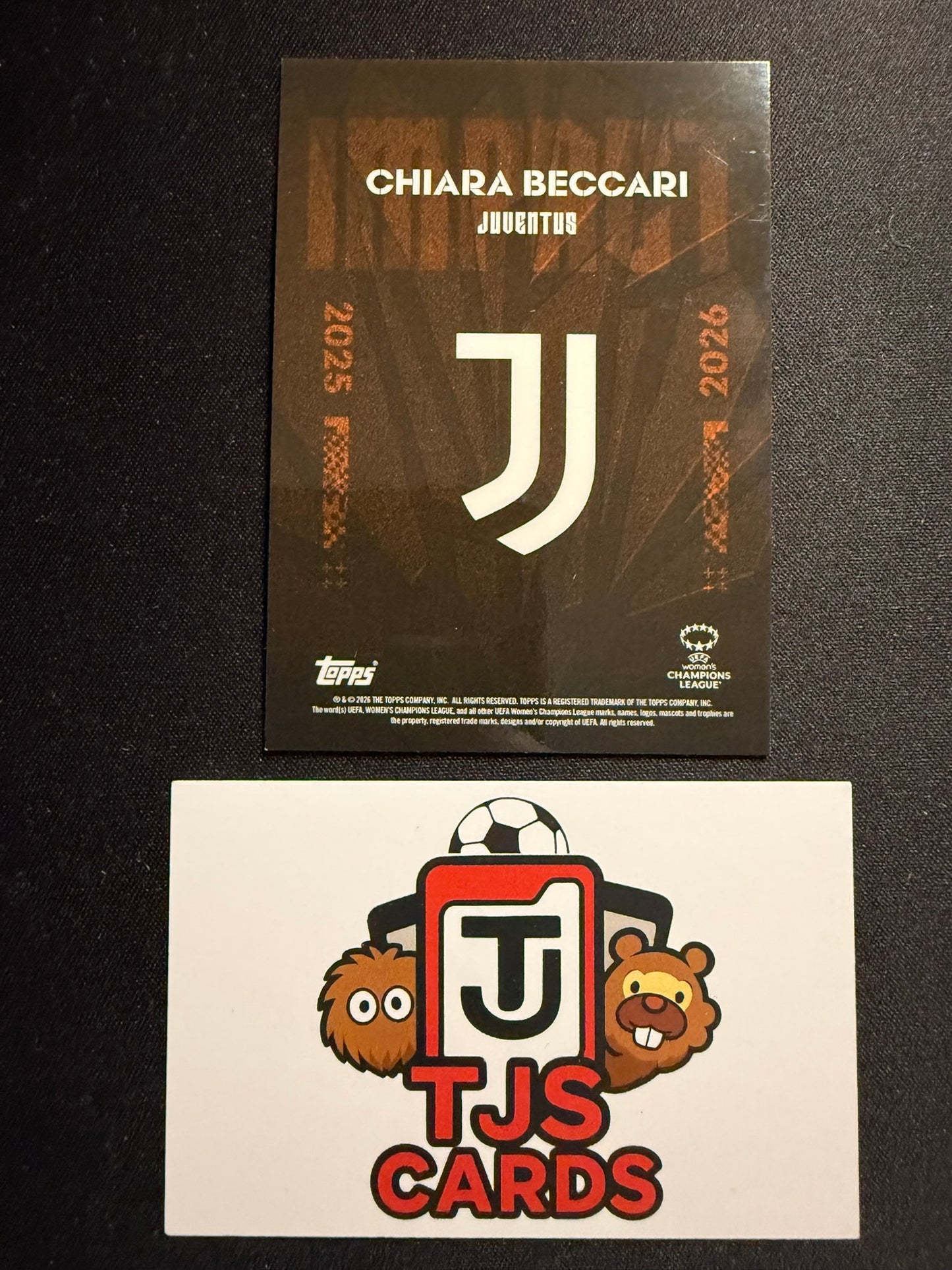 Chiara Beccari - Orange /25 - TOPPS UWCL Knockout 2025/26