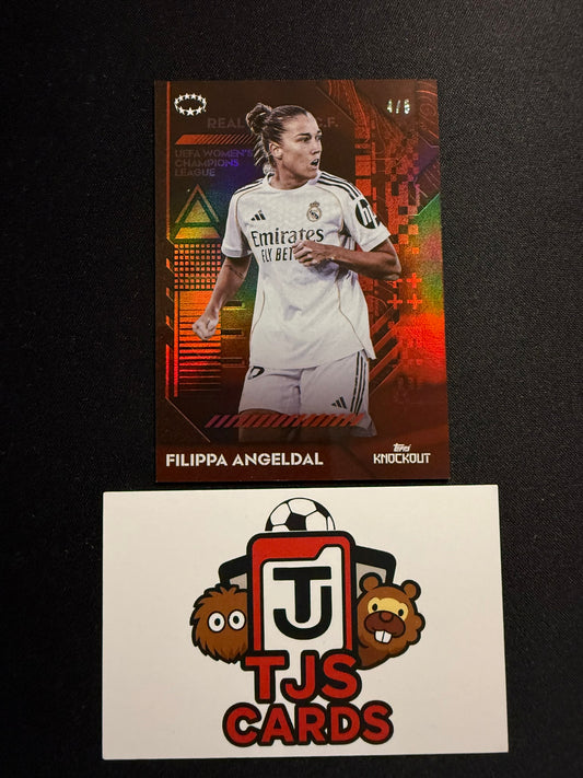 Filippa Angeldal - Red /5 - TOPPS UWCL Knockout 2025/26