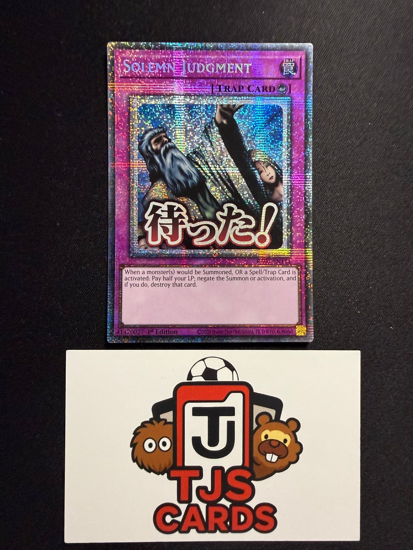 Solemn Judgment - Starlight Rare RA05-EN124 - YuGiOh