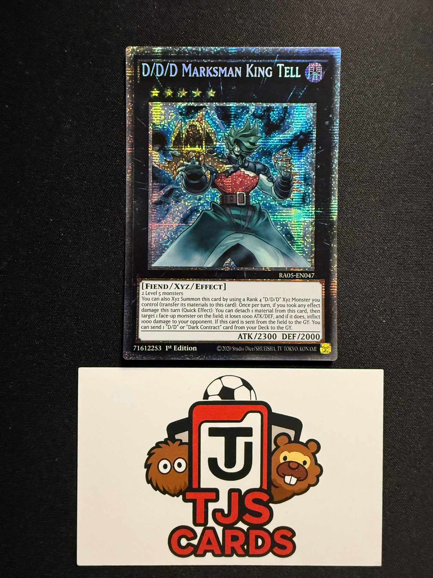 D/D/D Marksman King Tell - Starlight Rare RA05-EN047 - YuGiOh