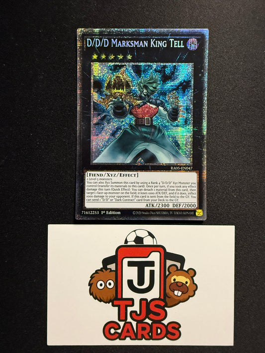 D/D/D Marksman King Tell - Starlight Rare RA05-EN047 - YuGiOh