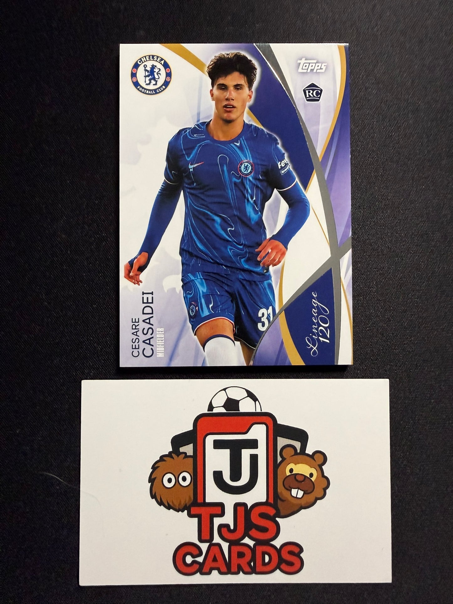 Cesare Casadei - Rookie - TOPPS Chelsea Lineage 120th Anniversary