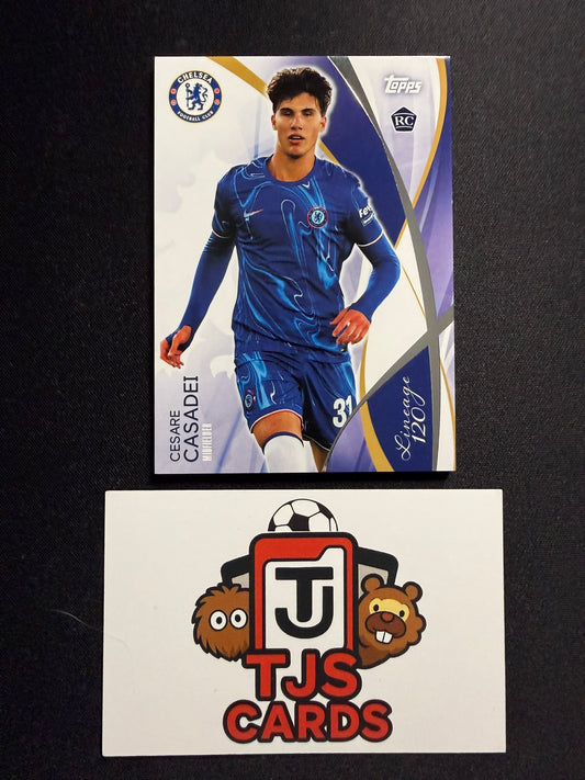Cesare Casadei - Rookie - TOPPS Chelsea Lineage 120th Anniversary