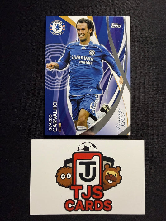 Ricardo Carvalho - TOPPS Chelsea Lineage 120th Anniversary