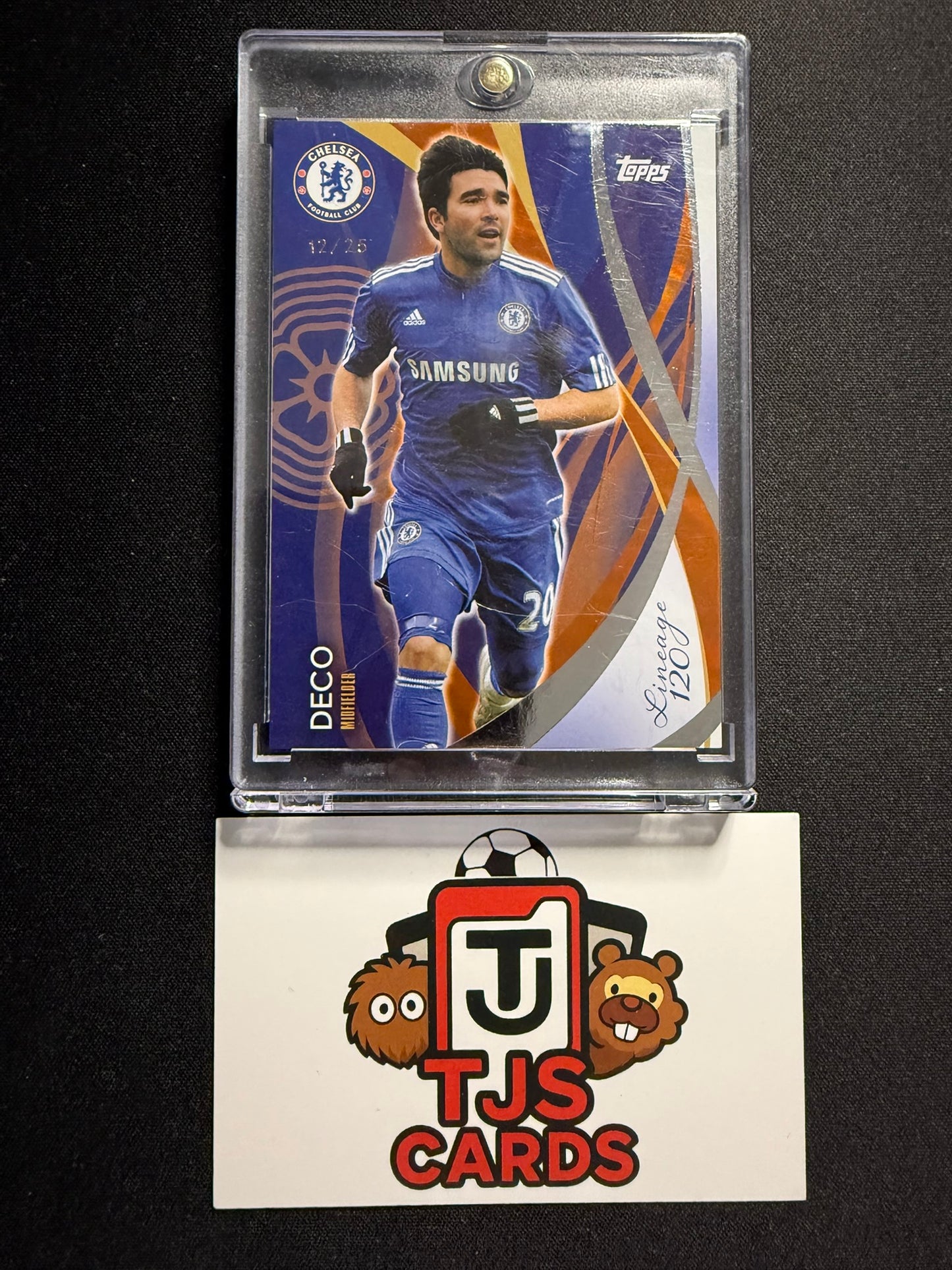 Deco - Orange /25 - TOPPS Chelsea Lineage 120th Anniversary