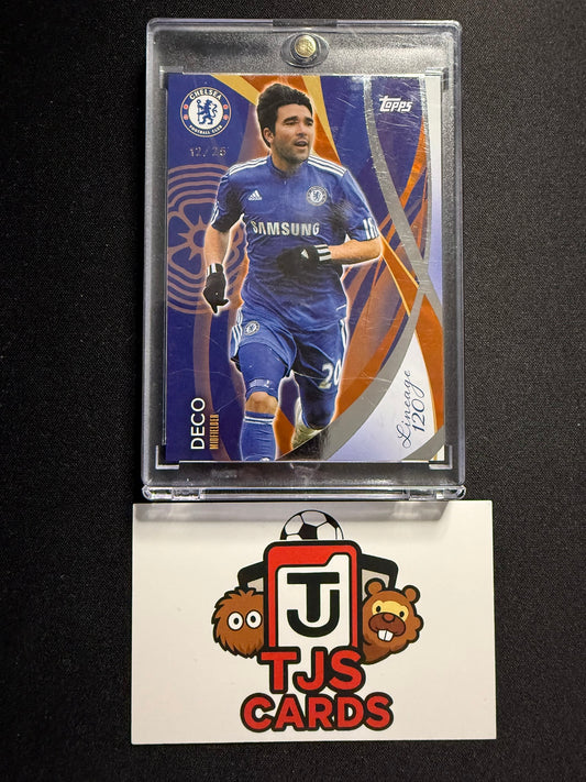 Deco - Orange /25 - TOPPS Chelsea Lineage 120th Anniversary