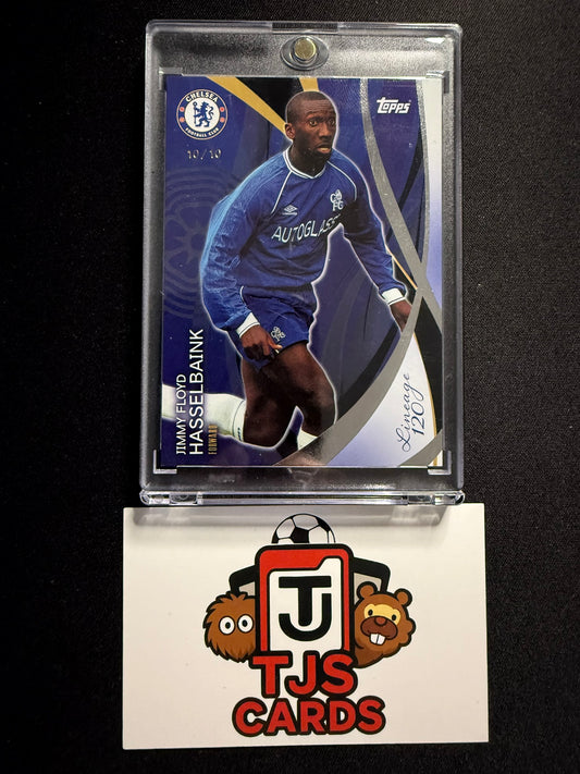 Jimmy Floyd Hasselbaink - Black /10 - TOPPS Chelsea Lineage 120th Anniversary