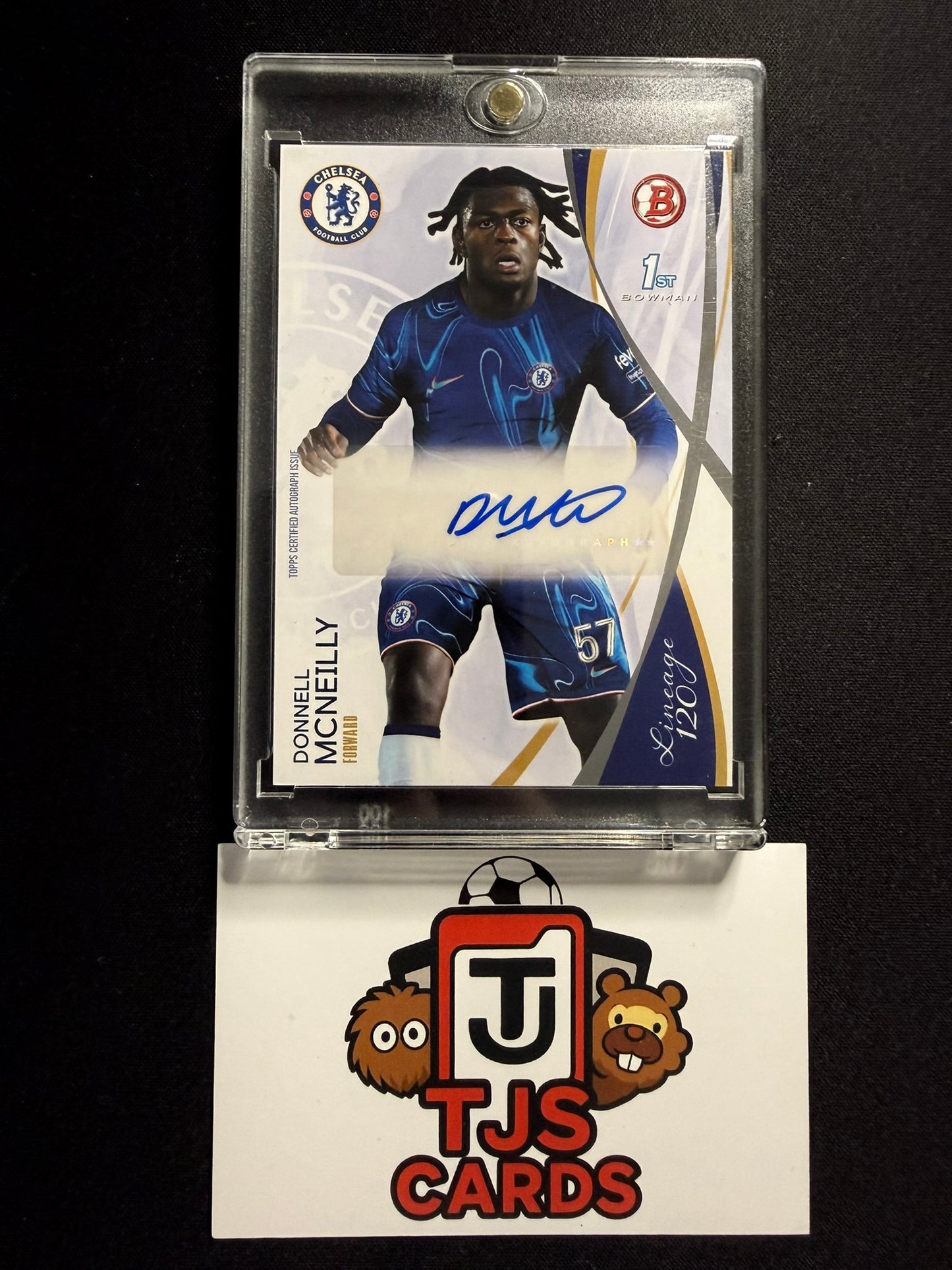 Donnell McNeilly - 1st Bowman Auto - TOPPS Chelsea Lineage 120th Anniversary