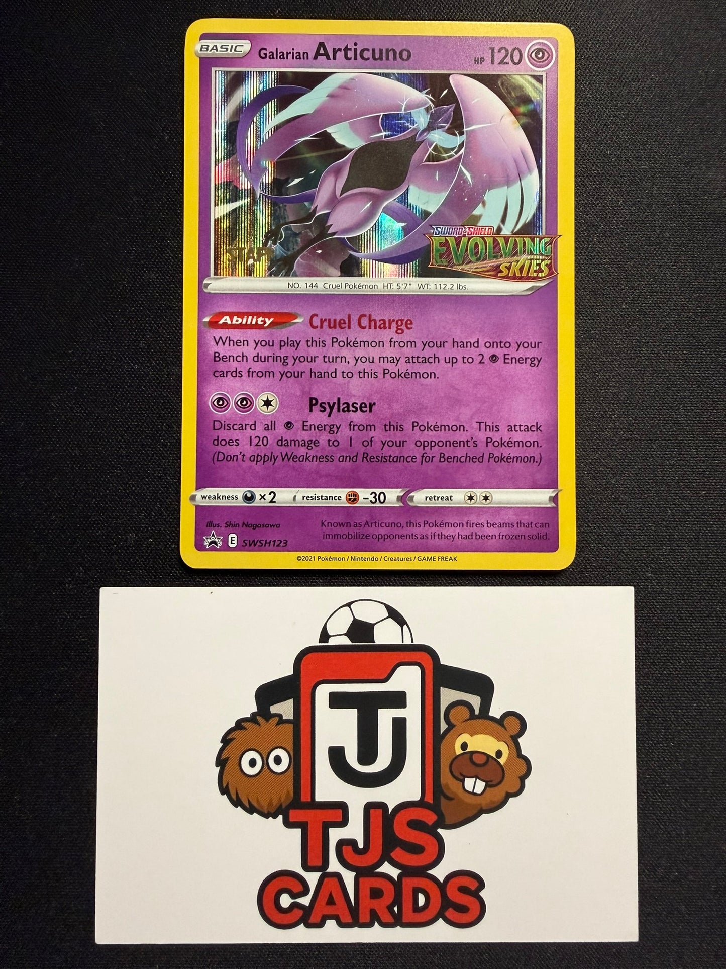 Galarian Articuno - Evolving Skies Staff Promo SWSH123 - Pokemon
