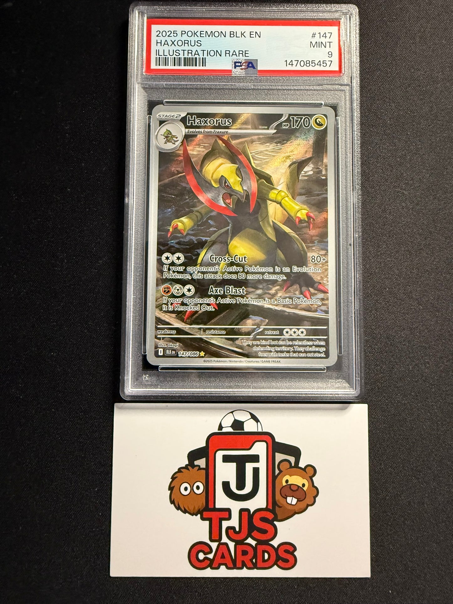 Haxorus - PSA 9 - Black Bolt 147/086 - Pokemon