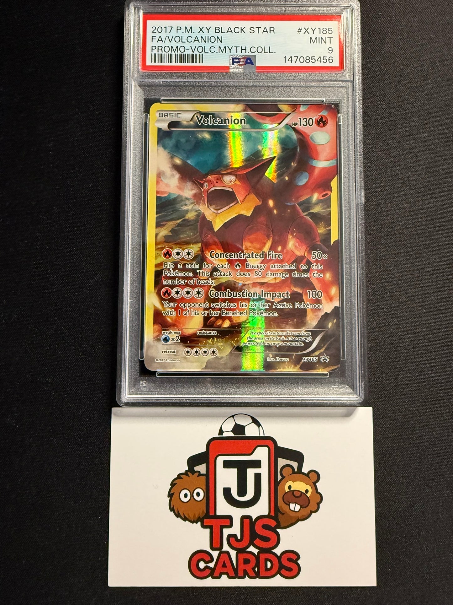 Volcanion - PSA 9 - Black Star Promo XY185 - Pokemon