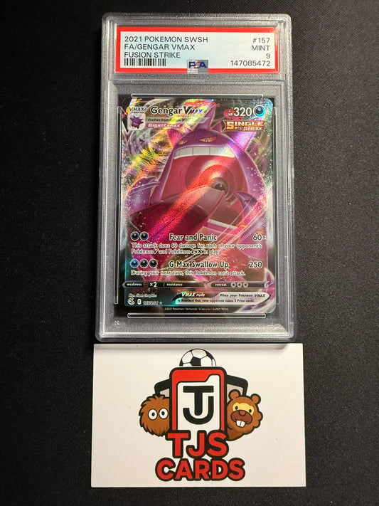 Gengar VMAX - PSA 9 - Fusion Strike 157/264 - Pokemon