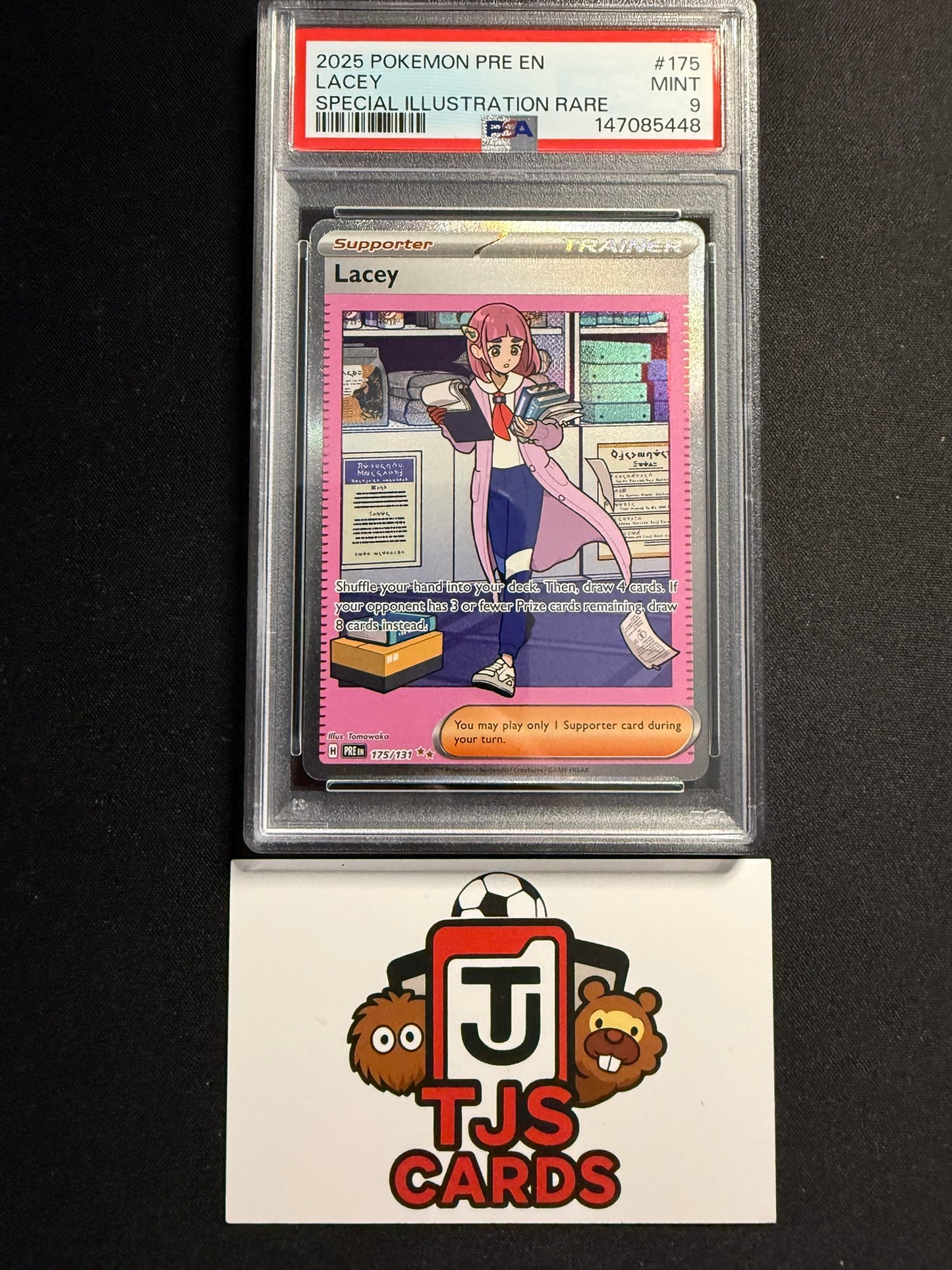 Lacey - PSA 9 - Prismatic Evolutions 175/131 - Pokemon