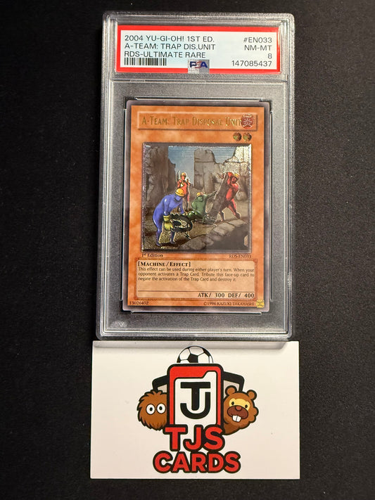 A-Team: Trap Disposal Unit - PSA 8 - Ultimate Rare 1st Edition RDS-EN033 - YuGiOh