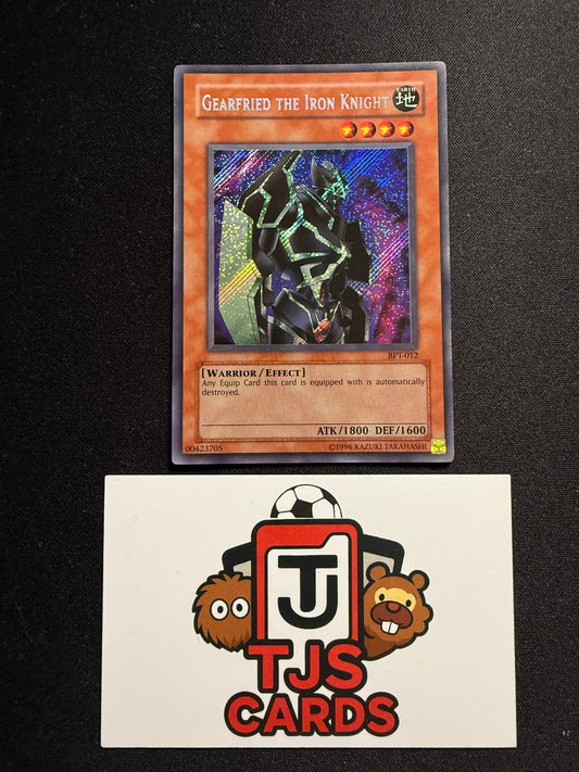 Gearfried The Iron Knight - Secret Rare BPT-012 - LP - YuGiOh