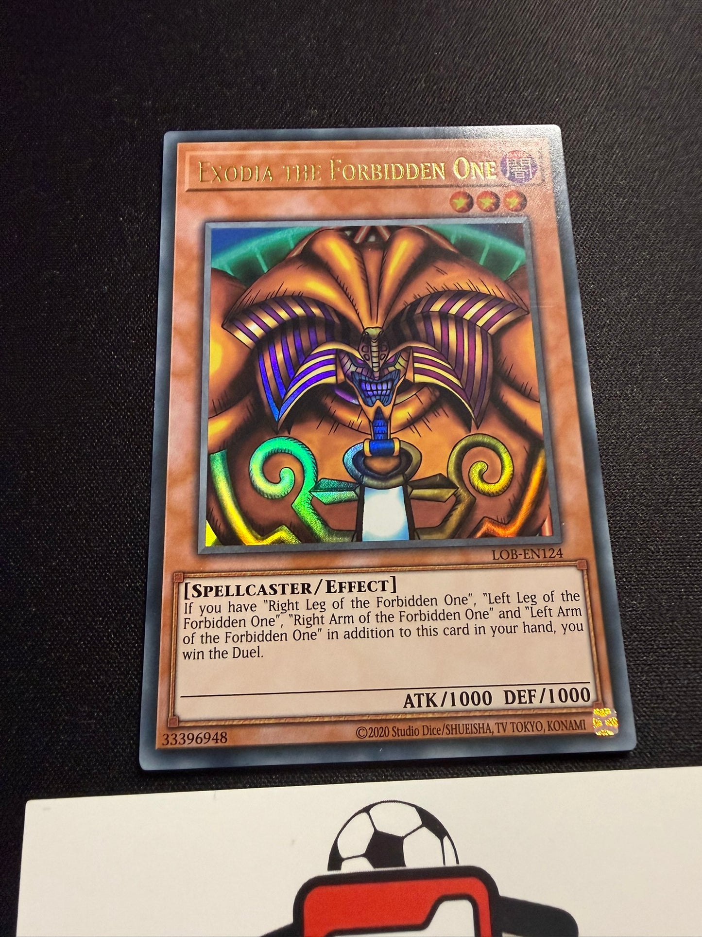 Exodia The Forbidden One - Ultra Rare LOB-EN124 25th Reprint - YuGiOh