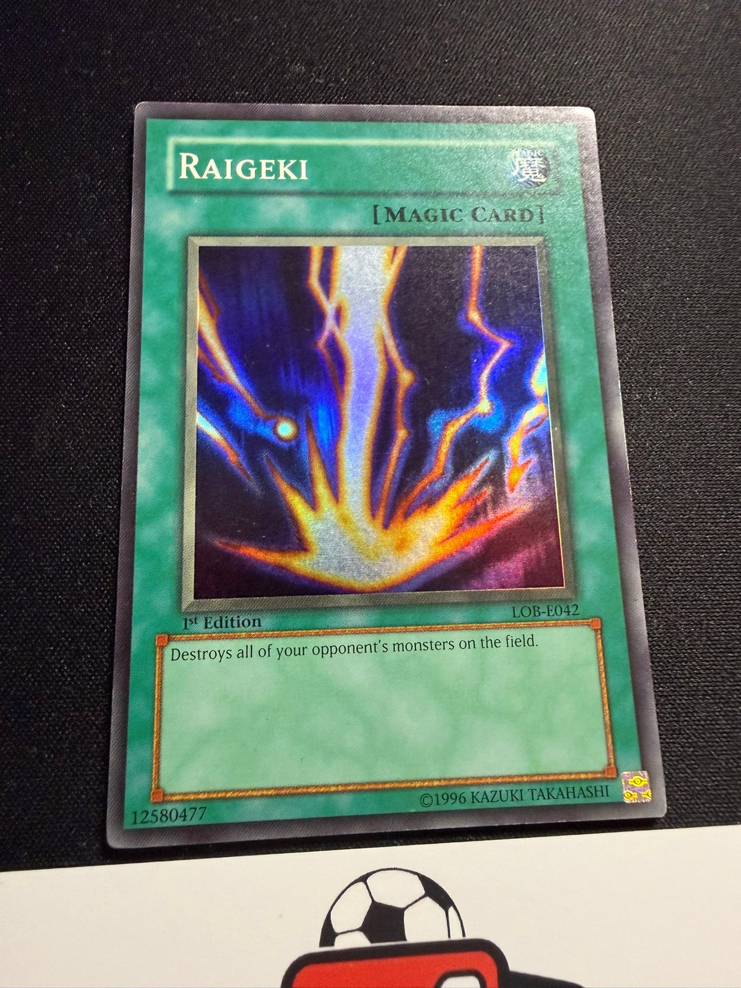 Raigeki - Super Rare 1st Edition LOB-E042 - MP - YuGiOh