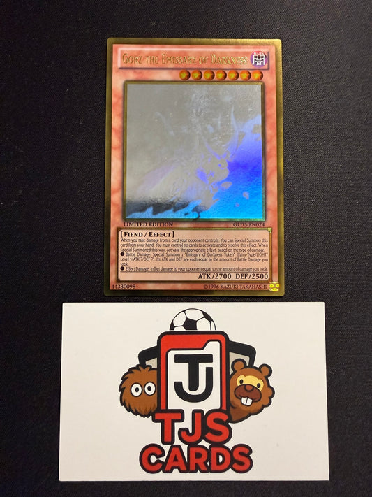 Gorz The Emissary Of Darkness - Gold Ghost Rare Limited Edition GLD5-EN024 - YuGiOh