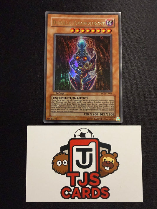 Dark Necrofear - Ultra Rare 1st Edition LON-G065 - LP - German - YuGiOh