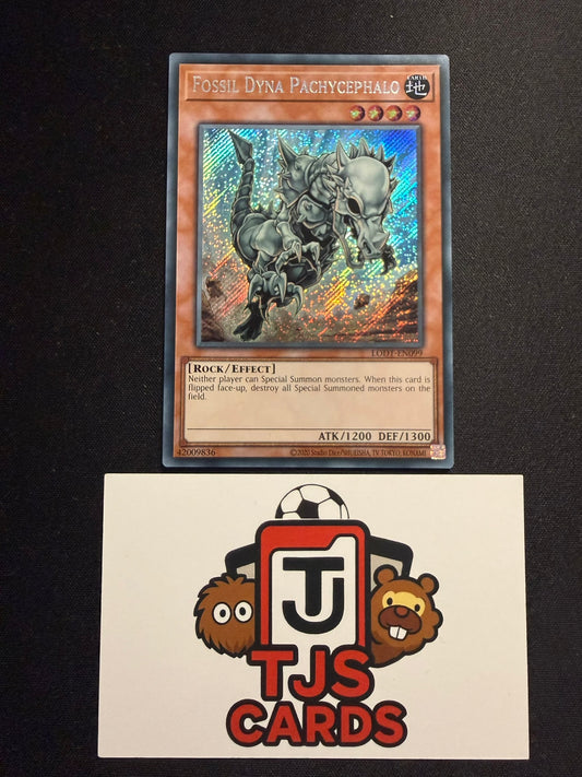 Fossil Dyna Pachycephalo - Secret Rare LODT-EN099 (2024) - YuGiOh