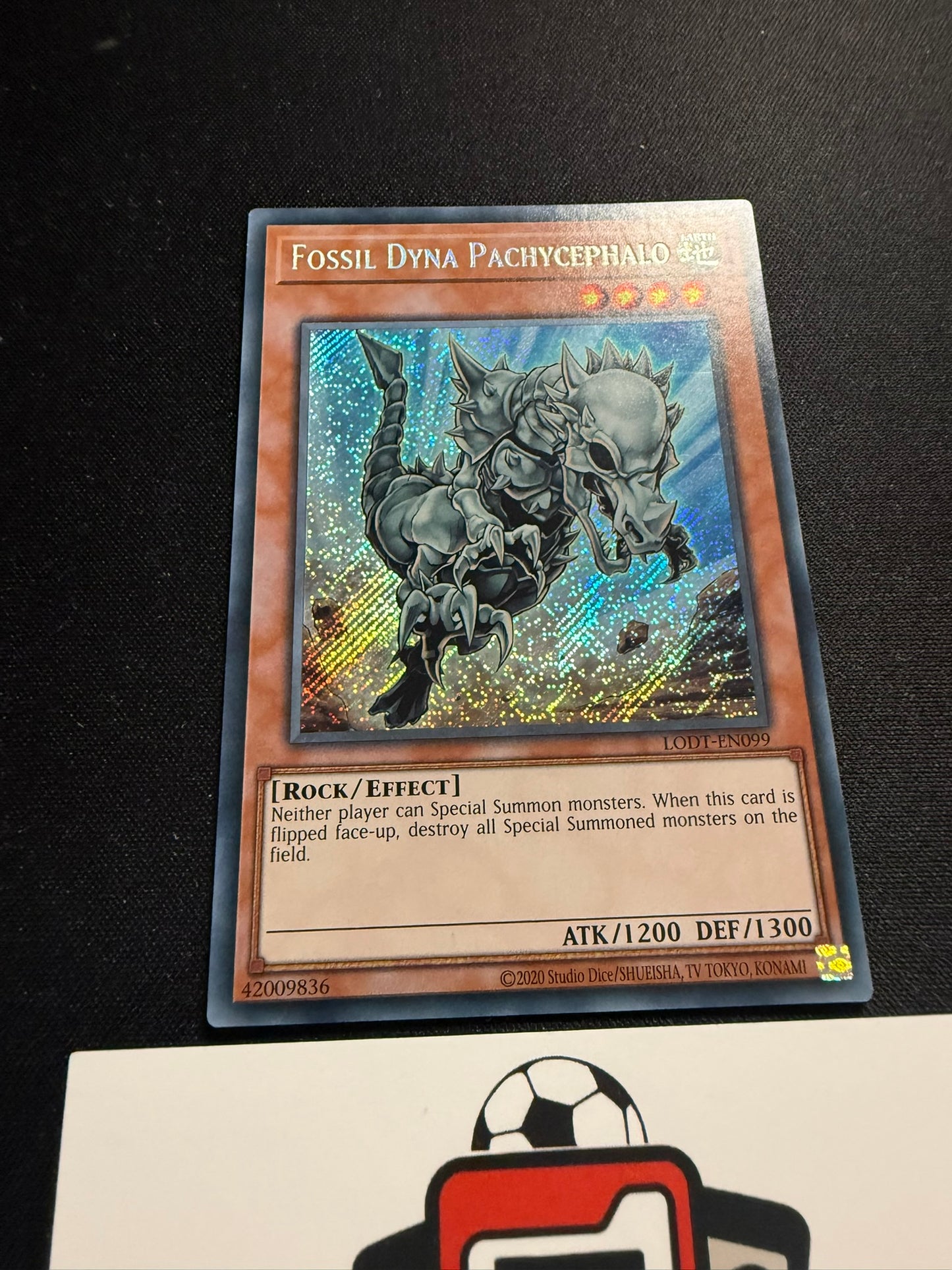 Fossil Dyna Pachycephalo - Secret Rare LODT-EN099 (2024) - YuGiOh