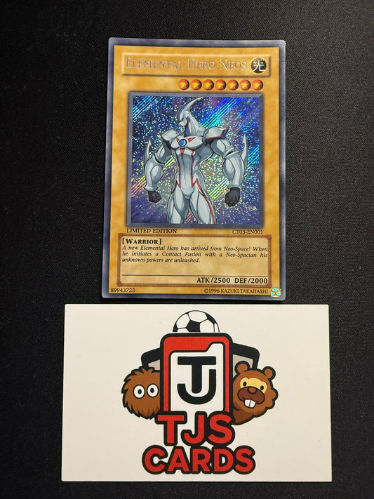 Elemental Hero Neos - Secret Rare Limited Edition CT03-EN001 - LP - YuGiOh
