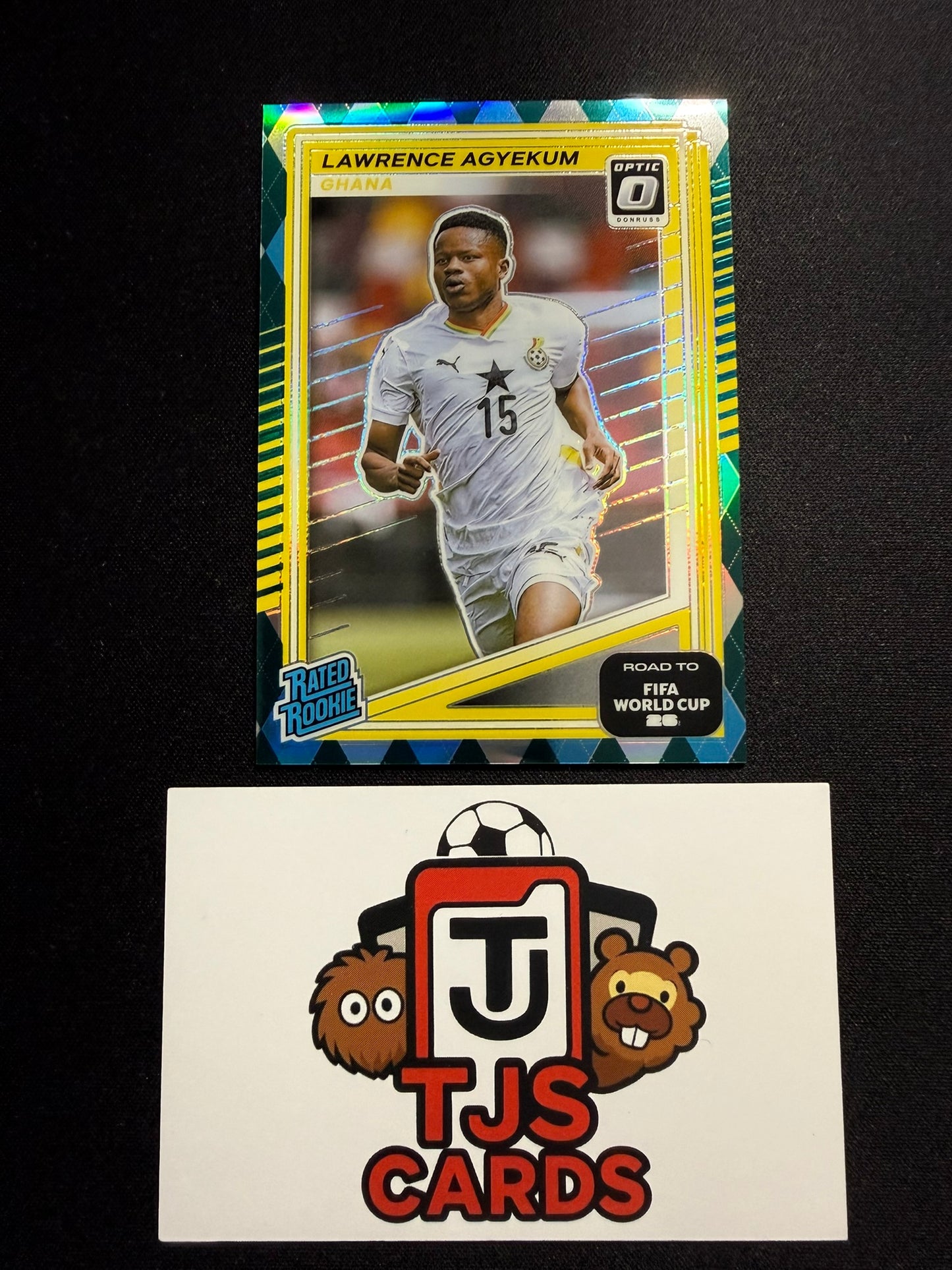 Lawrence Agyekum - Rated Rookie Argyle SP - Panini Donruss Road To World Cup 2026