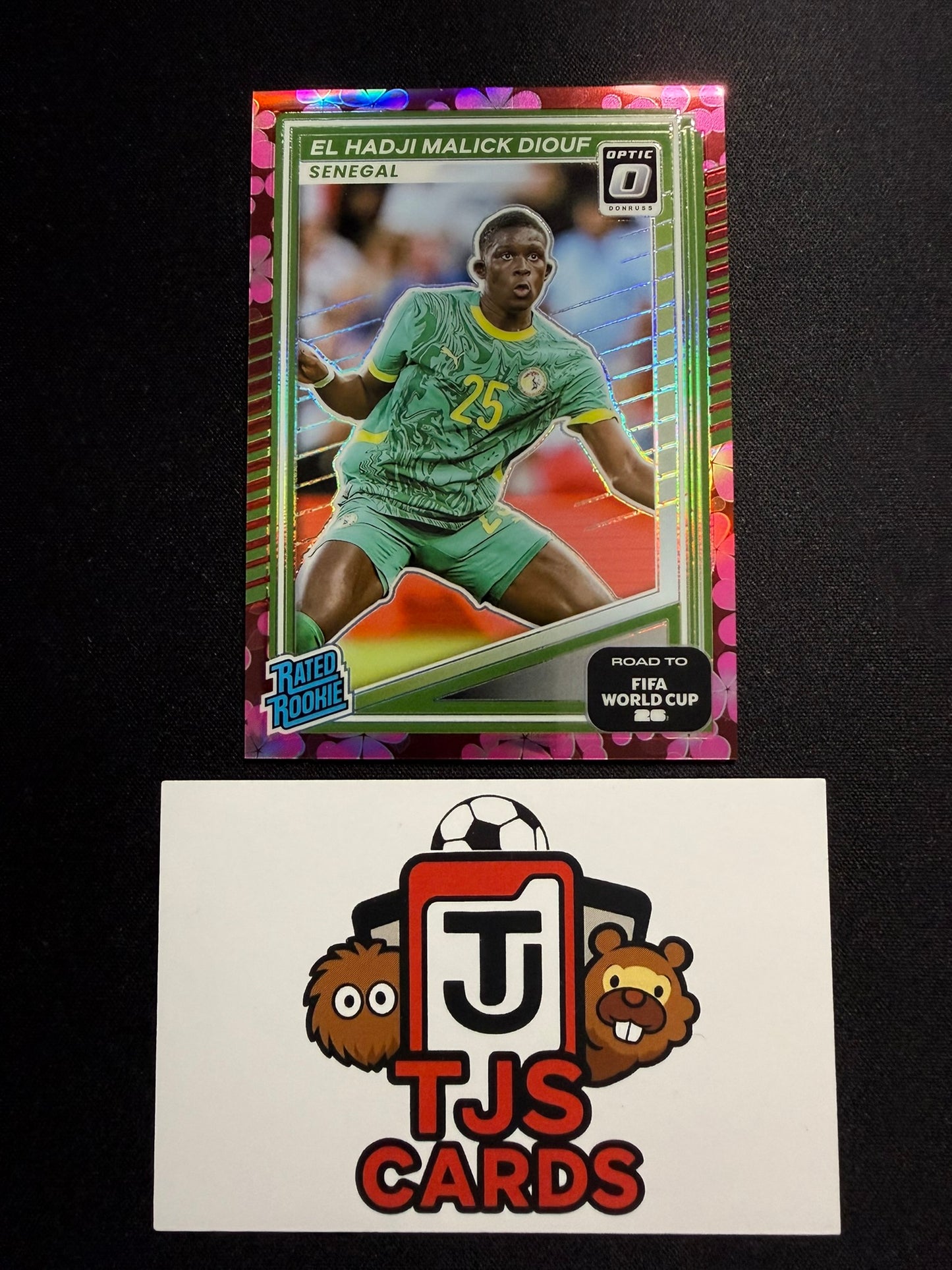 El Hadji Malick Diouf - Rated Rookie Plum Blossom - Panini Donruss Road To World Cup 2026