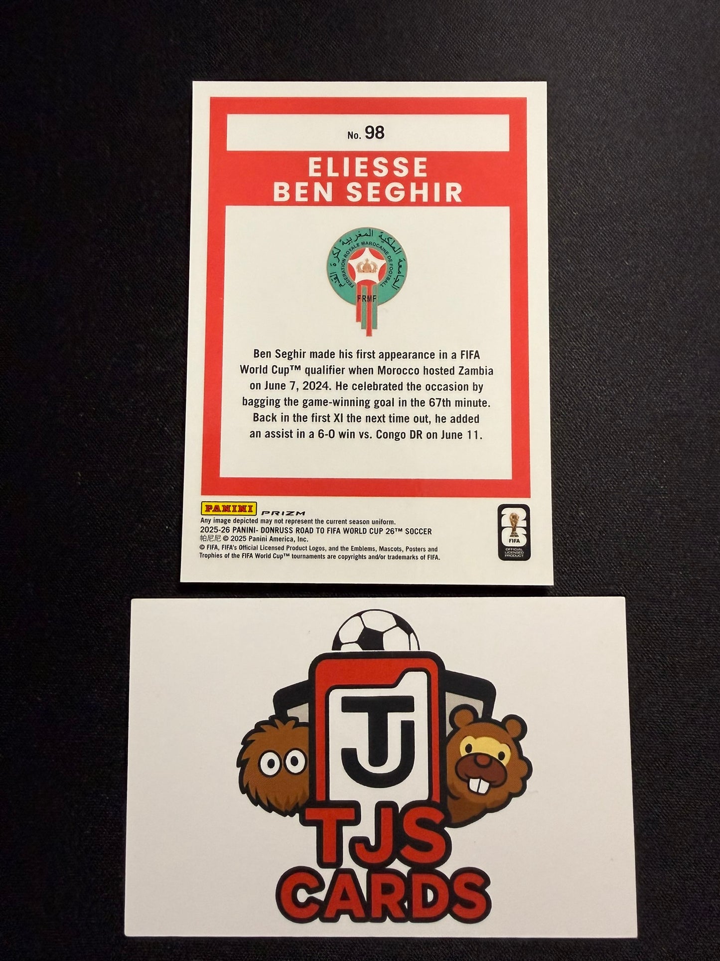 Eliesse Ben Seghir - Plum Blossom - Panini Donruss Road To World Cup 2026
