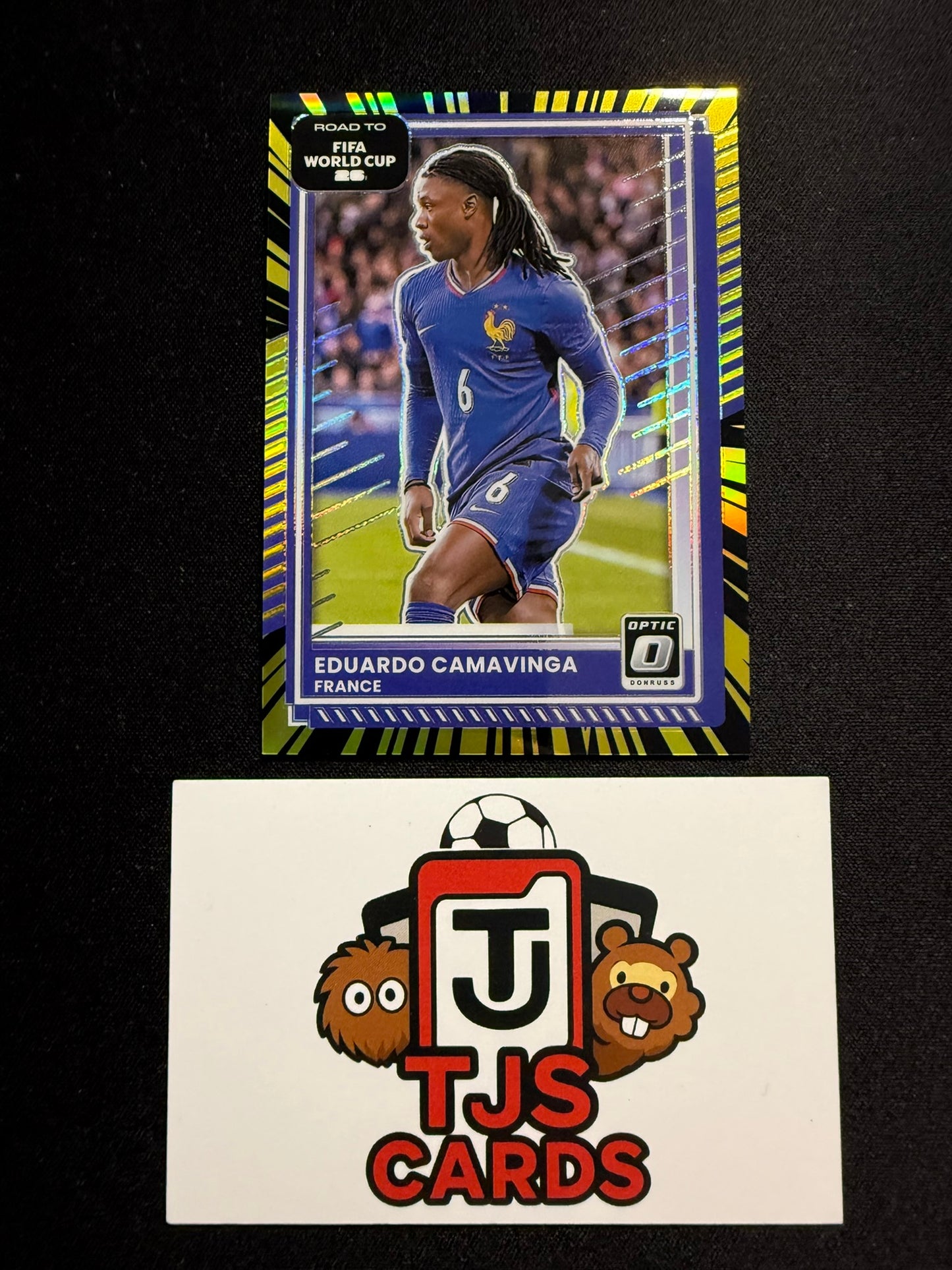 Eduardo Camavinga - Electricity /75 - Panini Donruss Road To World Cup 2026