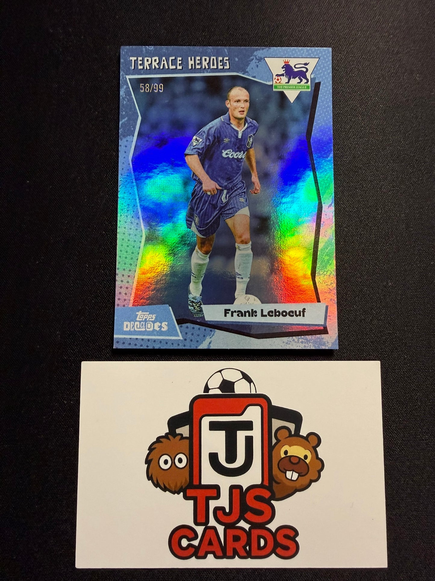 Frank Leboeuf - Blue /99 - TOPPS Decades Premier League 1990's