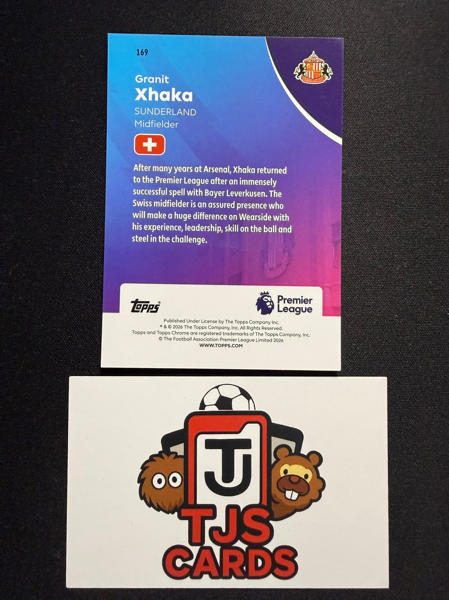 Granit Xhaka - Pink /250 - TOPPS Chrome Premier League 2026