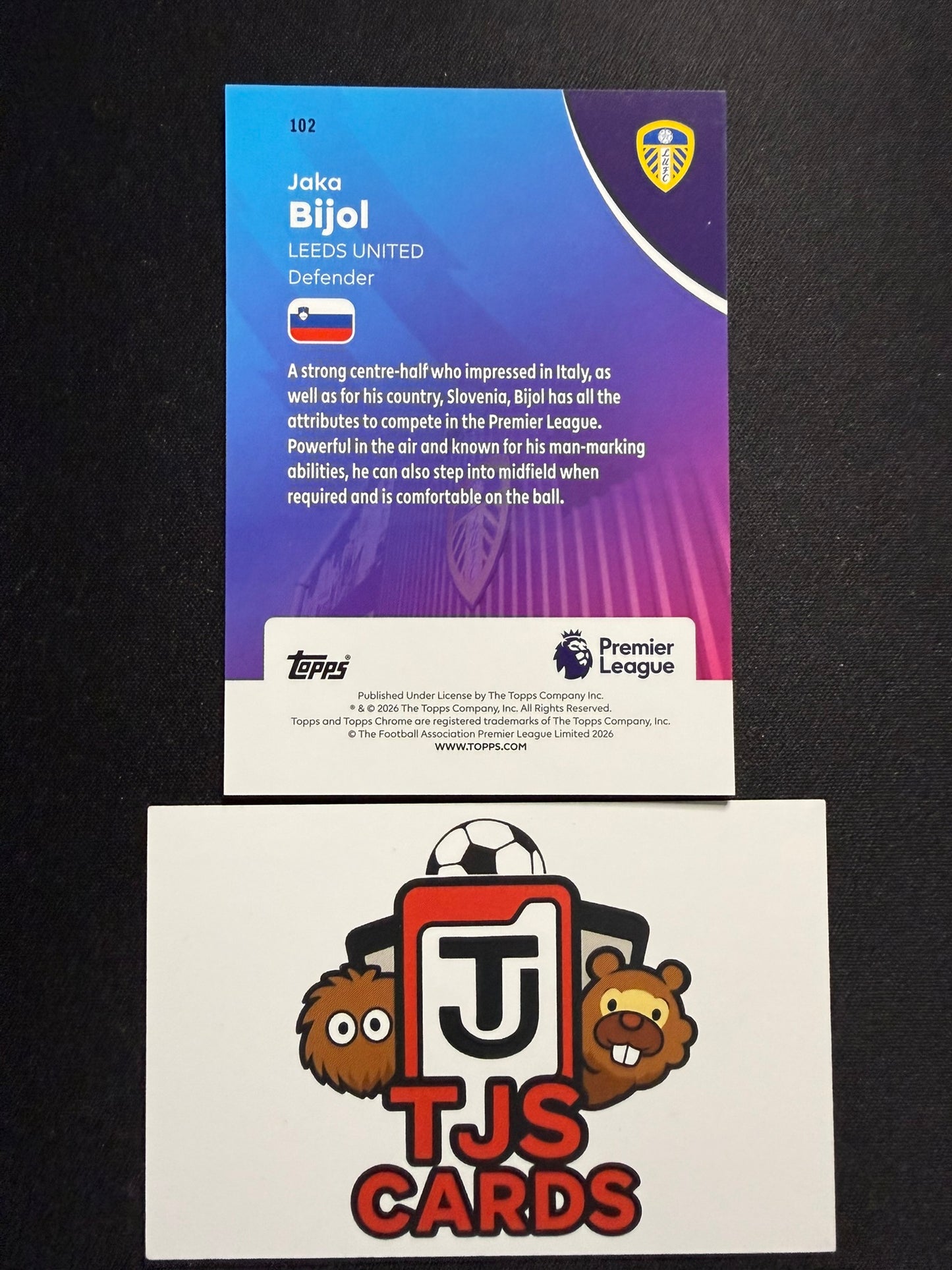 Jaka Bijol - Aqua Wave /199 - TOPPS Chrome Premier League 2026