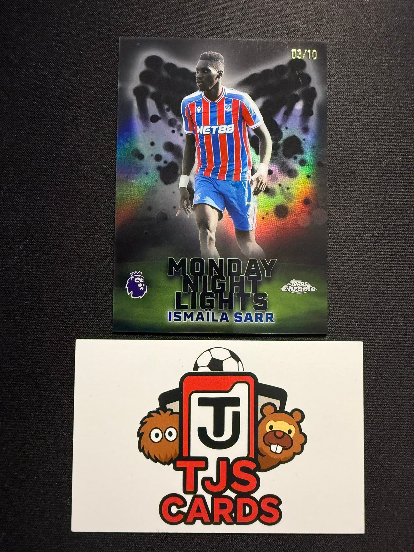 Ismaila Sarr - Black Monday Night Lights /10 - TOPPS Chrome Premier League 2026