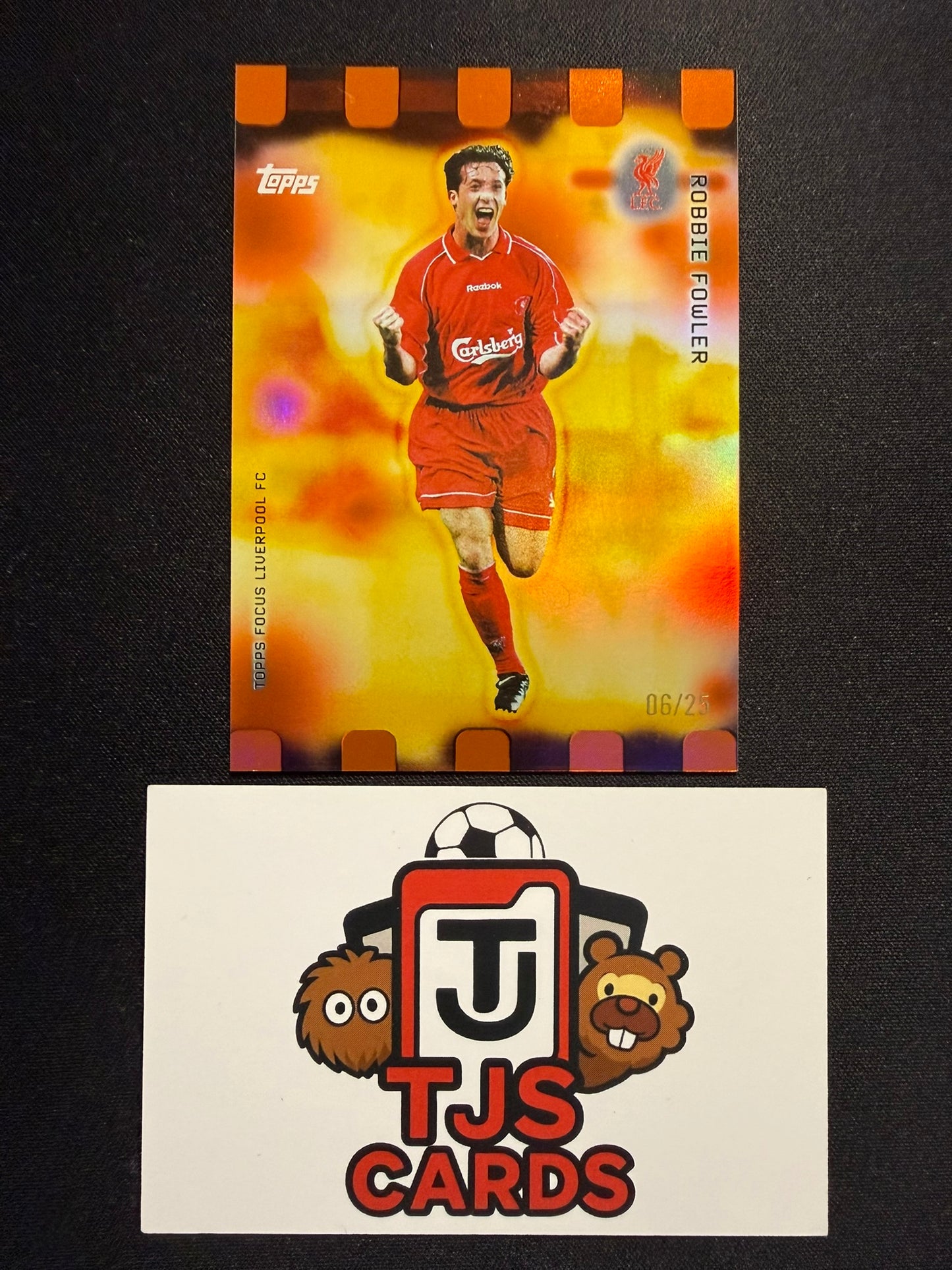 Robbie Fowler - Orange Golden Hour /25 - TOPPS Liverpool Focus 2025/26