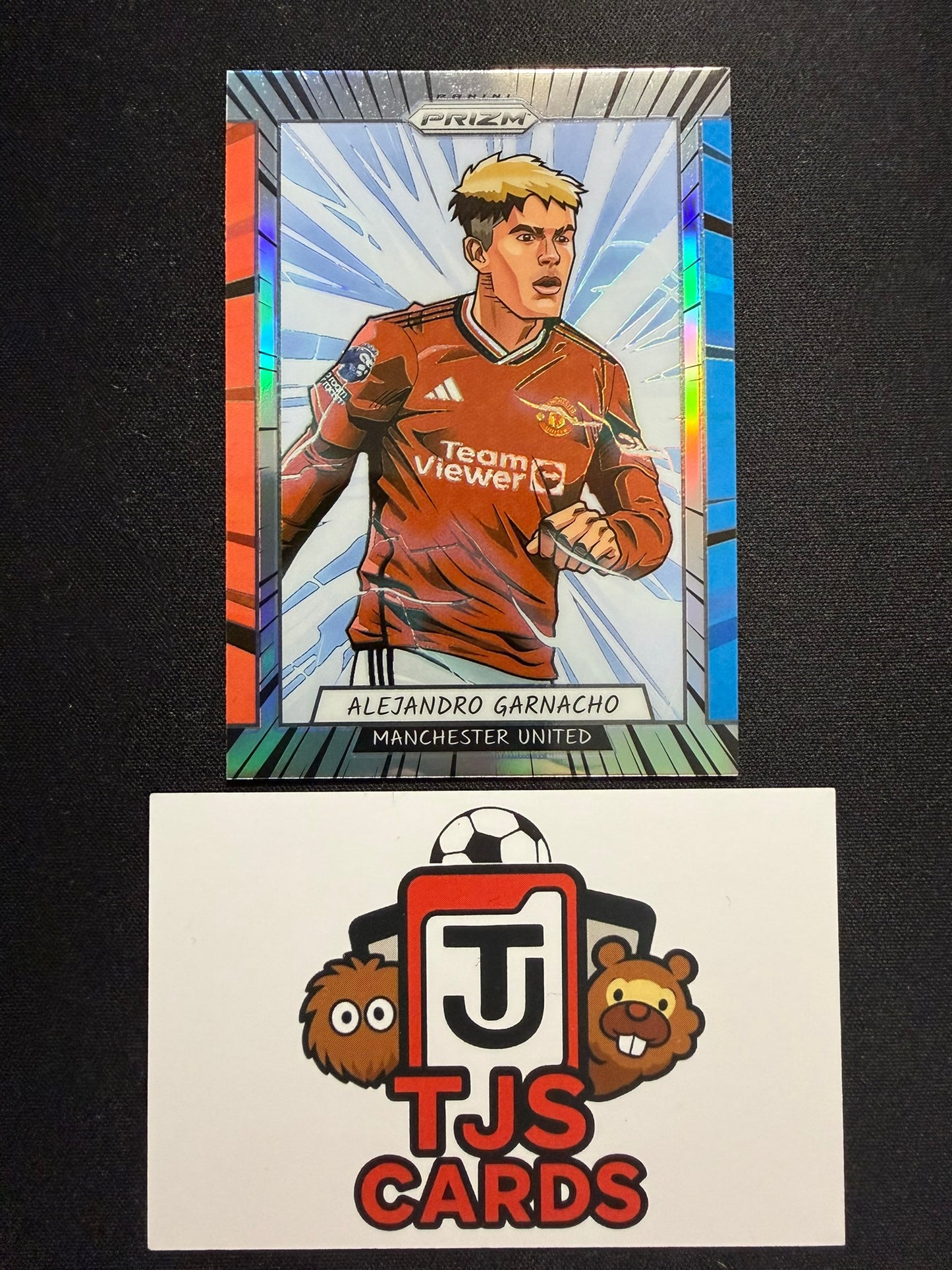 Alejandro Garnacho - Manga SSP - Panini Prizm Premier League 2023/24