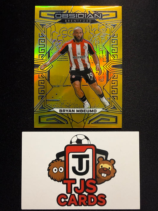 Bryan Mbeumo - Gold /10 - Panini Obsidian 2023/24