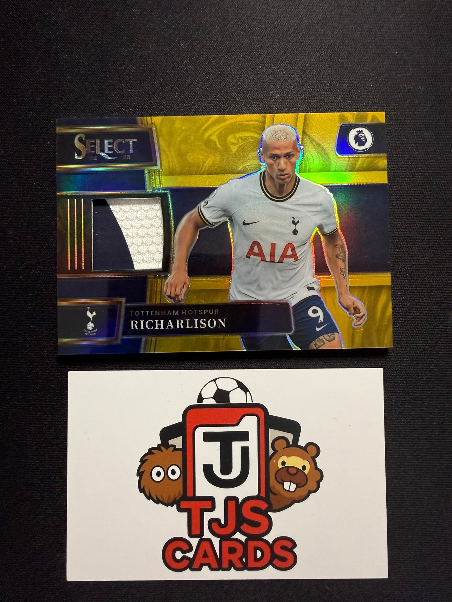 Richarlison - Gold Patch /10 - Panini Select Premier League 2022/23