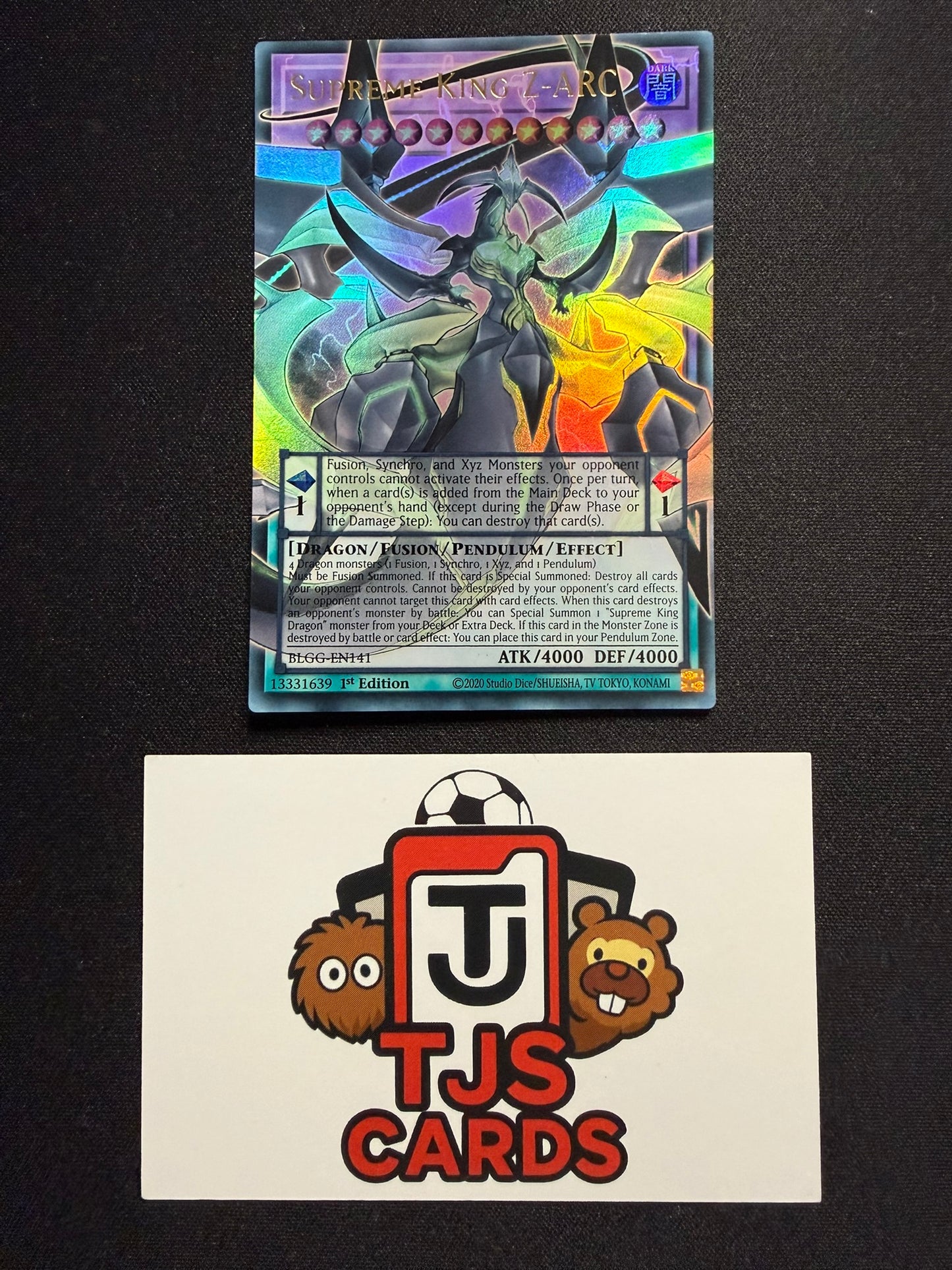 Supreme King Z-Arc - Extended Art Ultra Rare 1st Edition BLGG-EN141 - YuGiOh