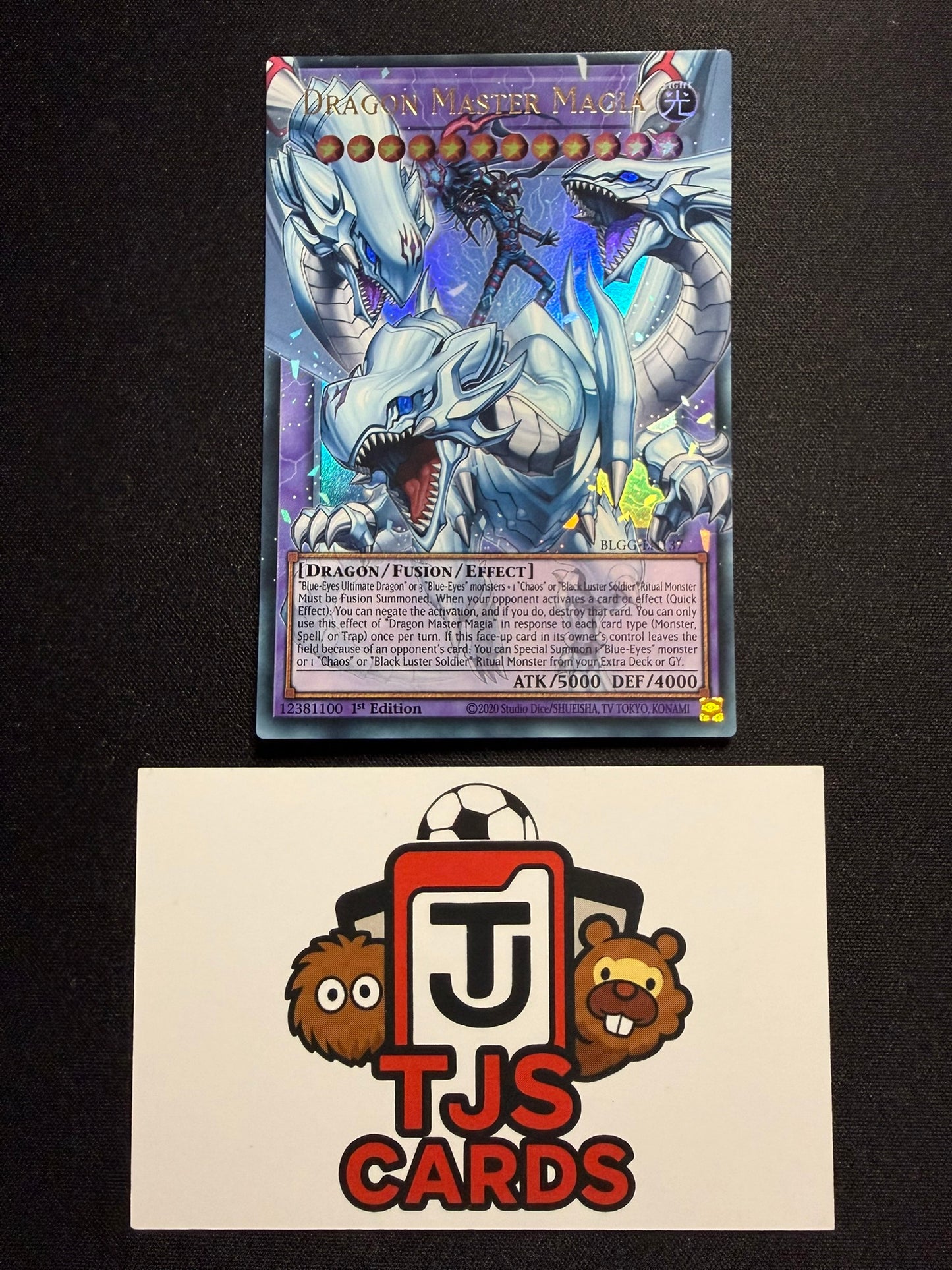 Dragon Master Magia - Extended Art Ultra Rare 1st Edition BLGG-EN137 - YuGiOh