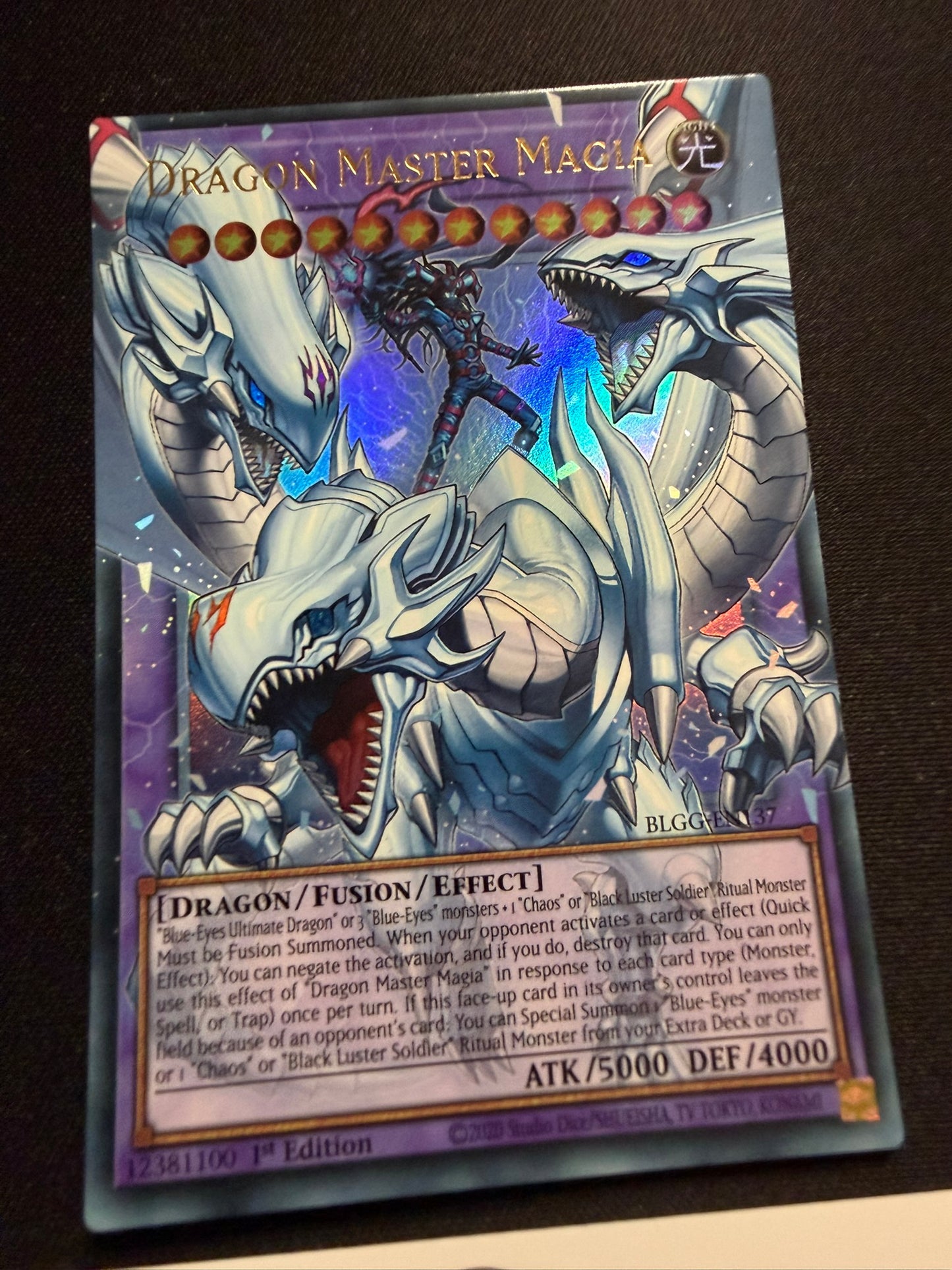 Dragon Master Magia - Extended Art Ultra Rare 1st Edition BLGG-EN137 - YuGiOh