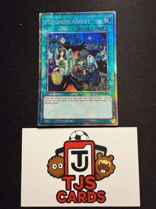 Mistaken Arrest - Starlight Rare 1st Edition BLGG-EN114 - YuGiOh