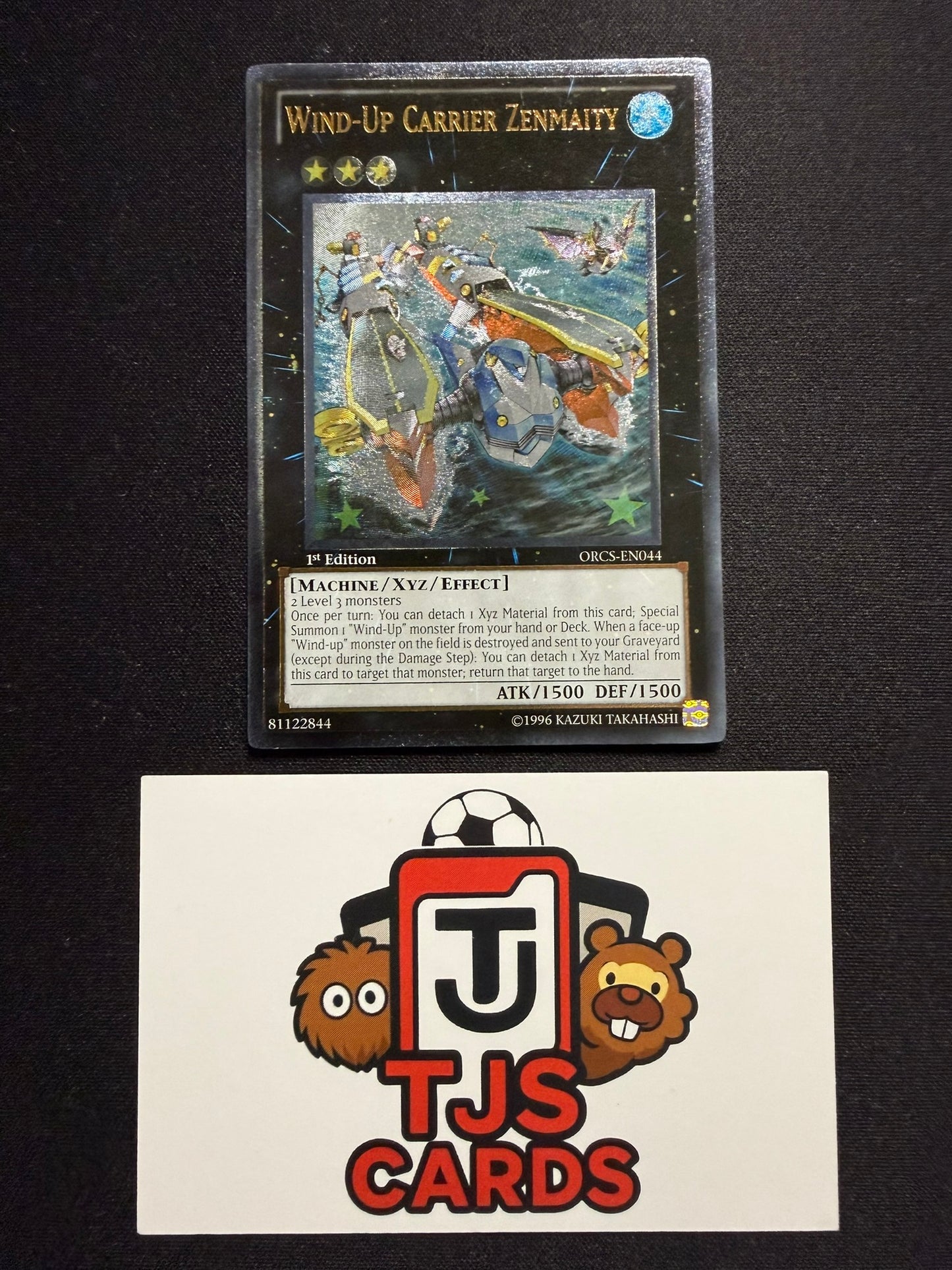 Wind-Up Carrier Zenmaity - Ultimate Rare 1st Edition ORCS-EN044 - YuGiOh