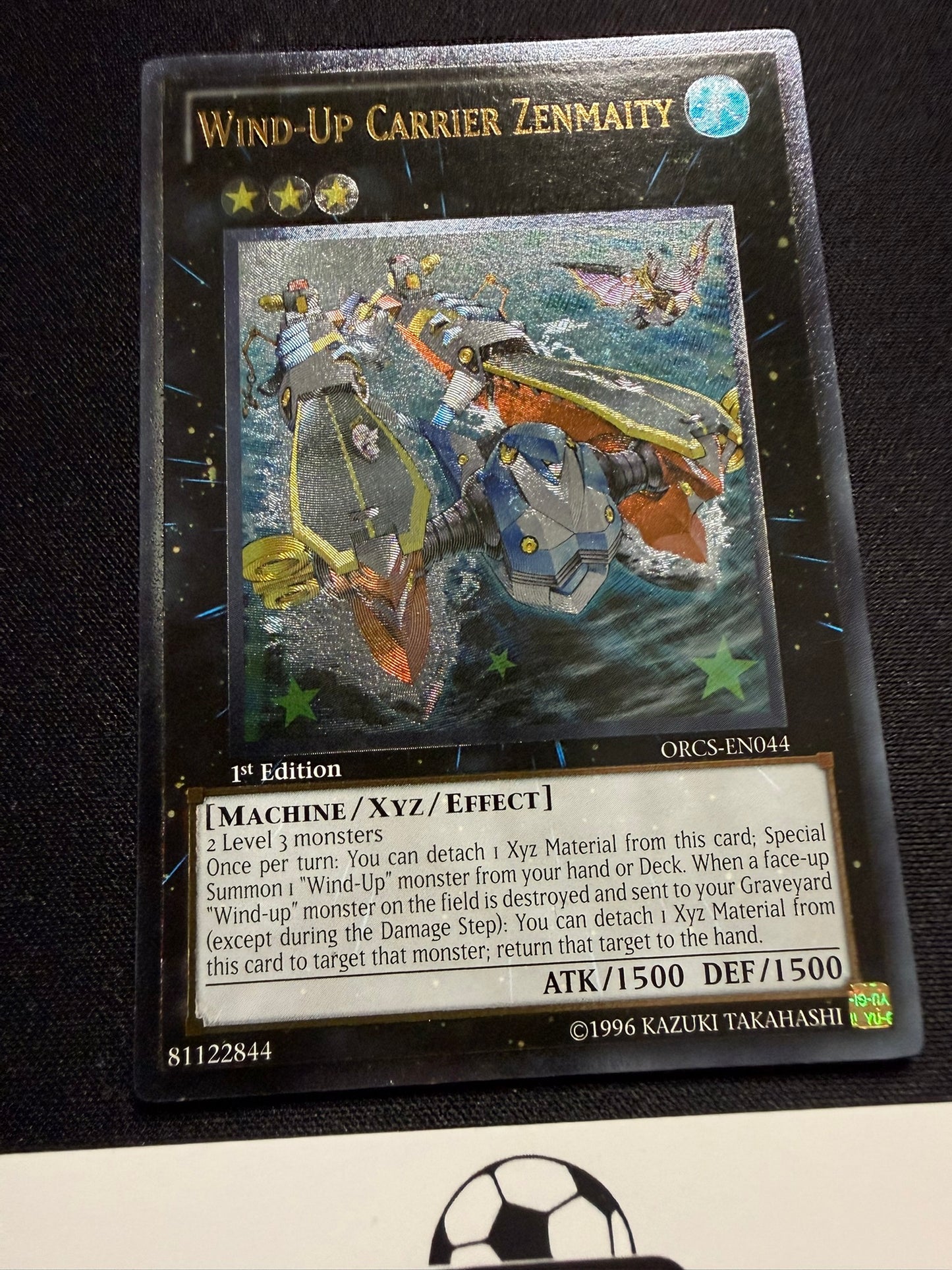Wind-Up Carrier Zenmaity - Ultimate Rare 1st Edition ORCS-EN044 - YuGiOh