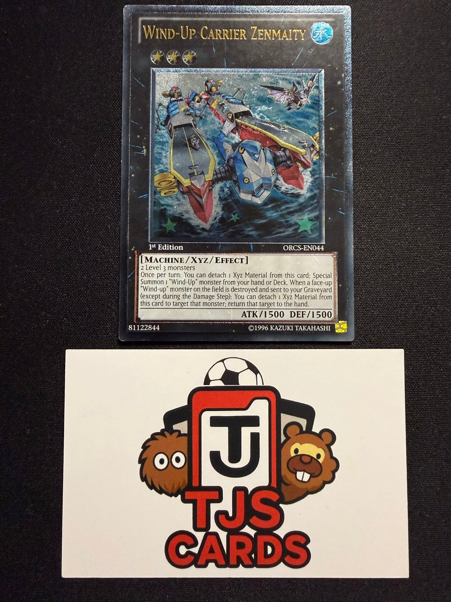 Wind-Up Carrier Zenmaity - Ultimate Rare 1st Edition ORCS-EN044 - MP - YuGiOh