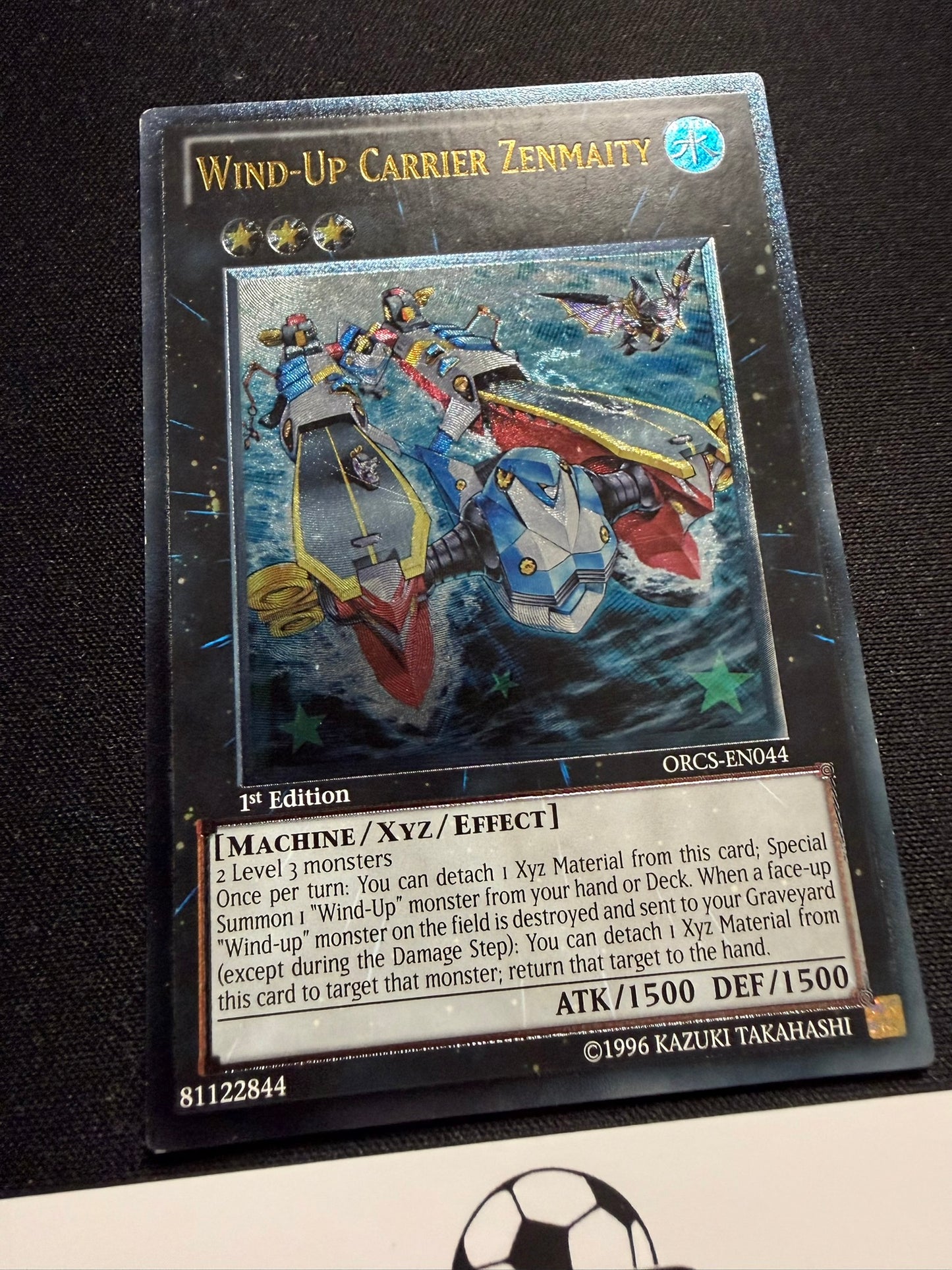 Wind-Up Carrier Zenmaity - Ultimate Rare 1st Edition ORCS-EN044 - MP - YuGiOh