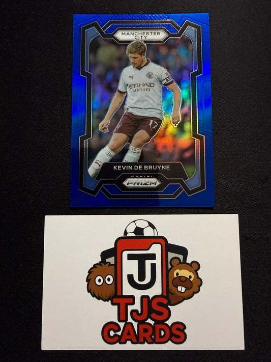 Kevin De Bruyne - Blue /299 - Panini Prizm Premier League 2023/24
