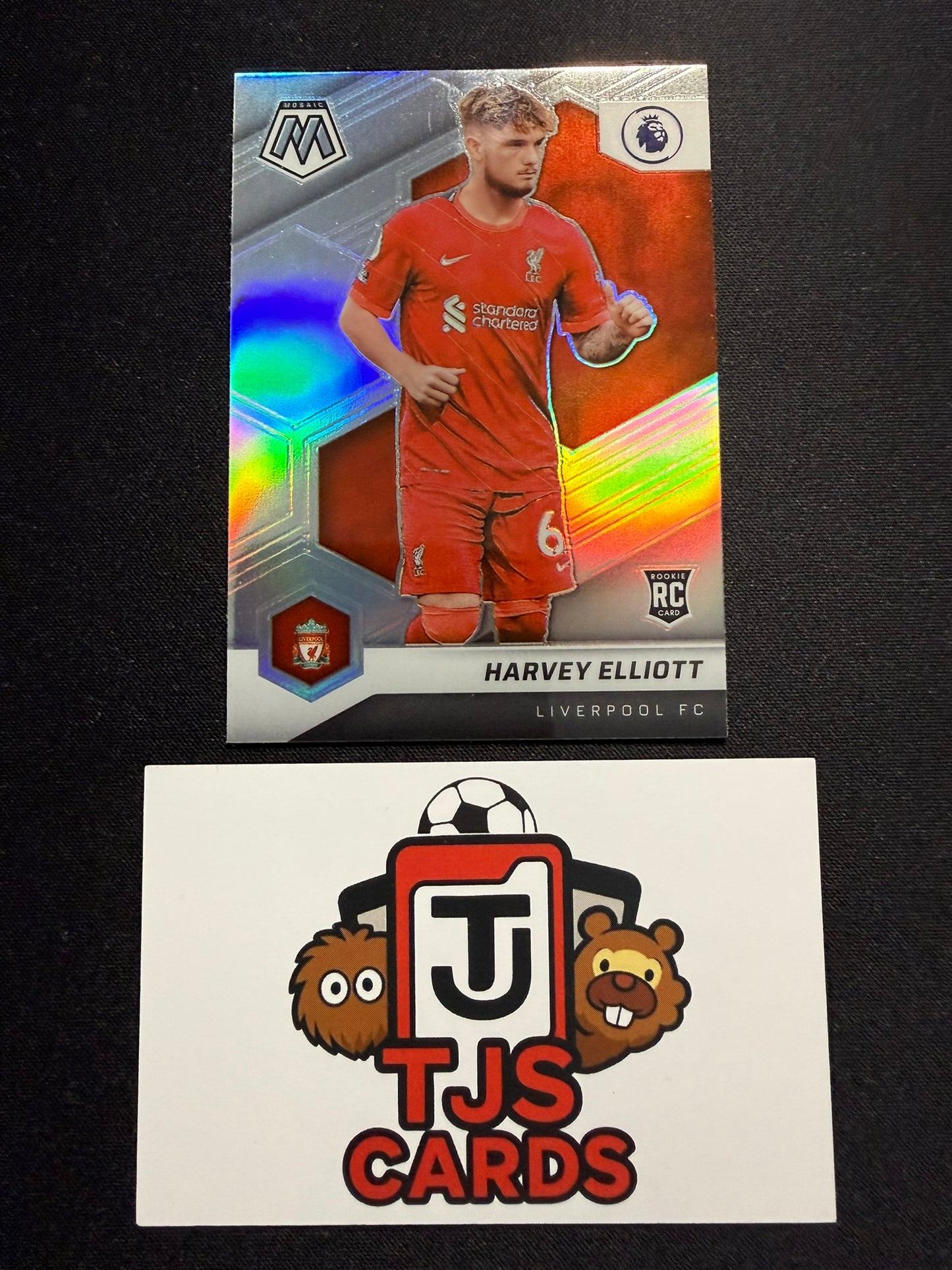 Harvey Elliott - Silver Rookie - Panini Mosaic Premier League 2021/22