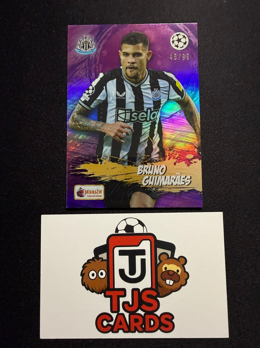 Bruno Guimaraes - Purple /99 - TOPPS Merlin Heritage 2023/24