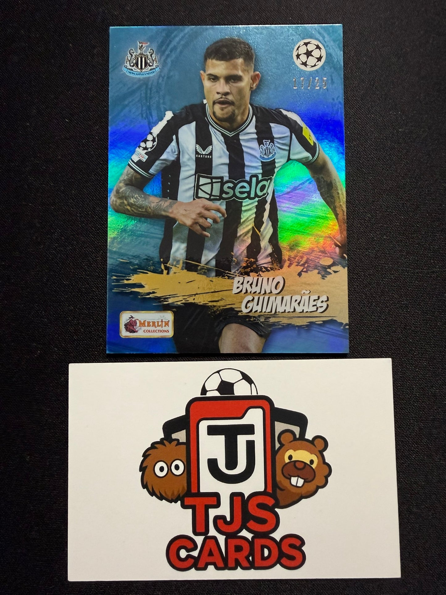 Bruno Guimaraes - Blue /25 - TOPPS Merlin Heritage 2023/24